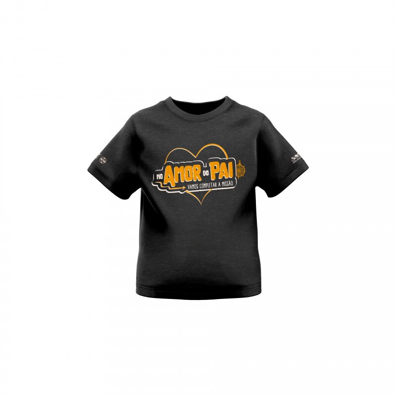 Camisa - Camp. 2025 - Preta - (Infantil) 